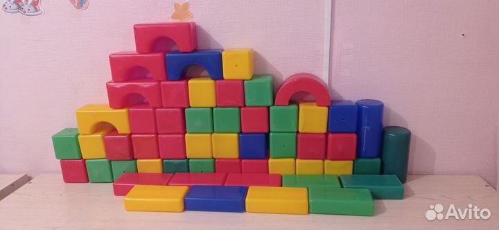 Кубики пластиковые