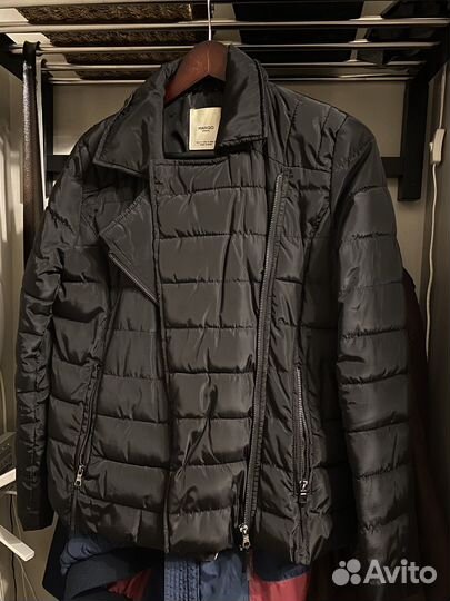 Куртка утепленная женская Mango черная