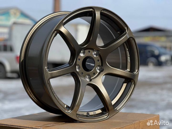 Диски Work T7R r17 5x114.3 Bronze