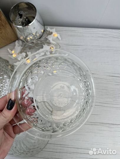 Масленка стекло СССР
