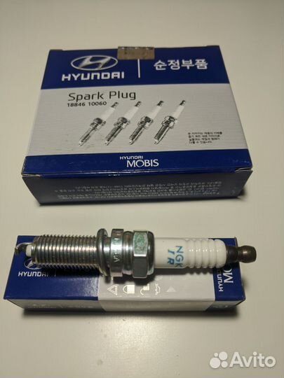 Свечи зажигания иридиевые KIA / Hyundai (4 шт.)