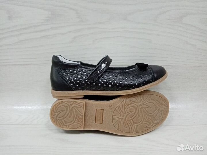 Новые школьные туфли тотто размеры 31,36 натурал.к