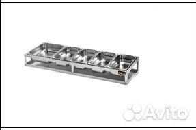 Подставка с гастроемкостями osba 4+1для шаурмы 1/3