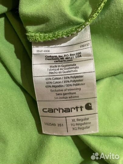 Футболка carhartt