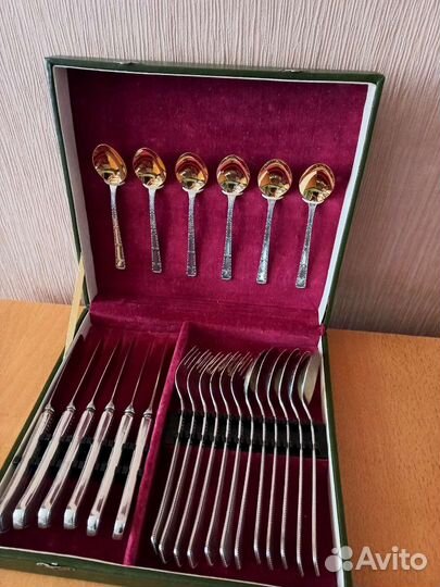 Набор столовых приборов мельхиор СССР