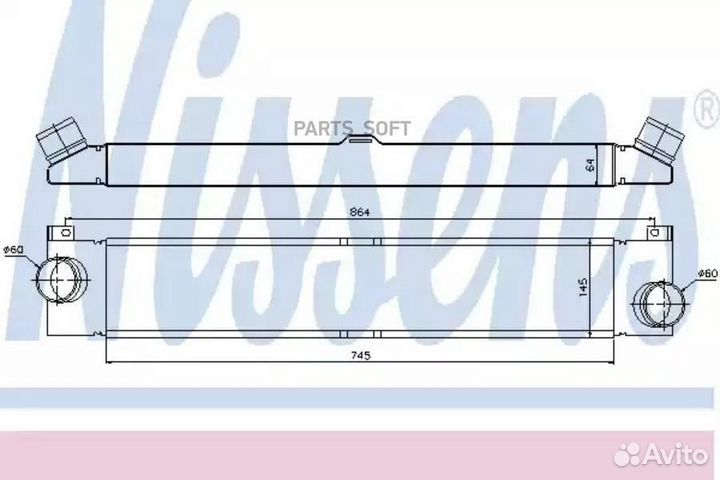 Интеркулер citroën jumper (2006) 3.0 HDI