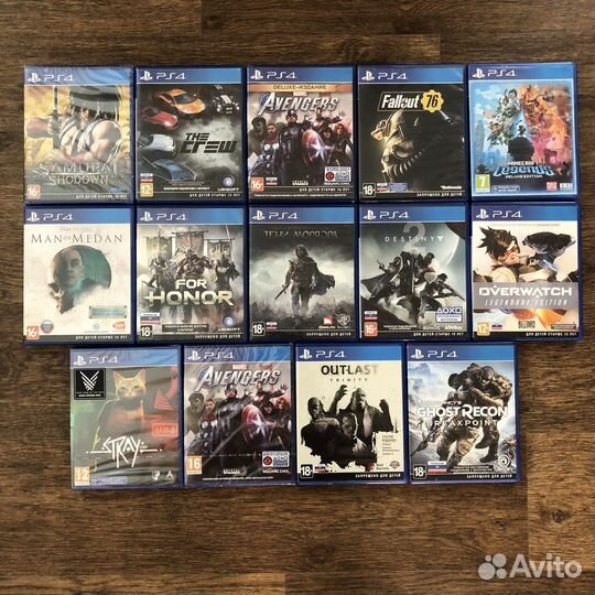 Игры на дисках для PS4 + совместимость с PS5