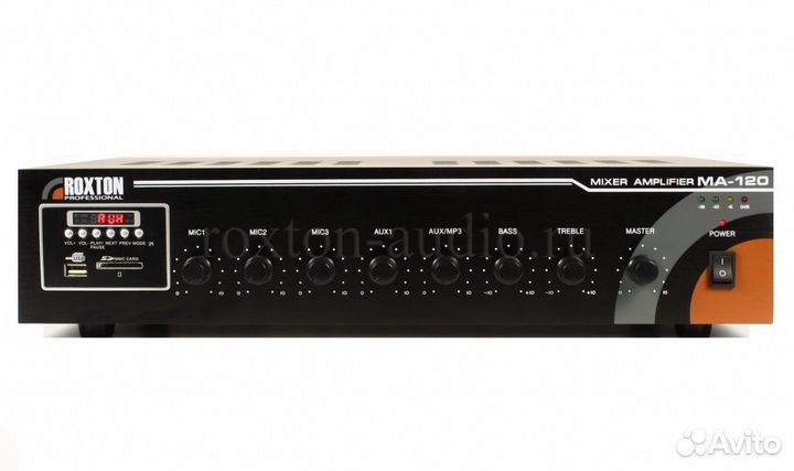 Звуковой трансляционный усилитель roxton MA-120