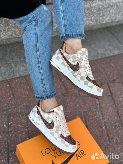 Кроссовки Кеды Louis Vuitton Nike Air Force 36-41