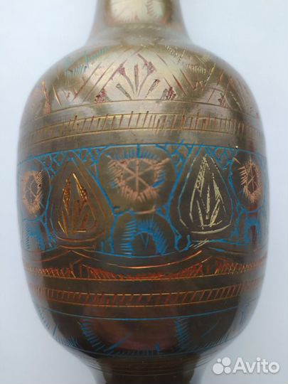 Индийская ваза ручной работы