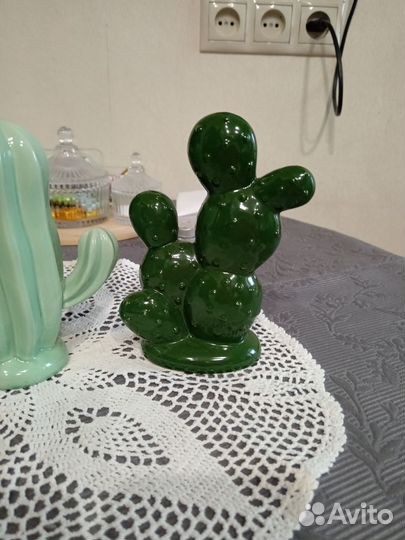 Фигурки кактуса керамика