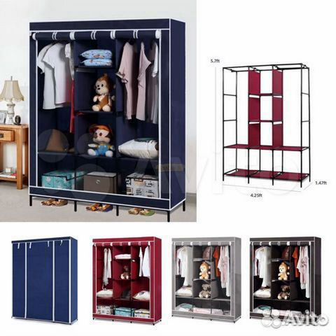 Тканевый шкаф storage wardrobe 88130