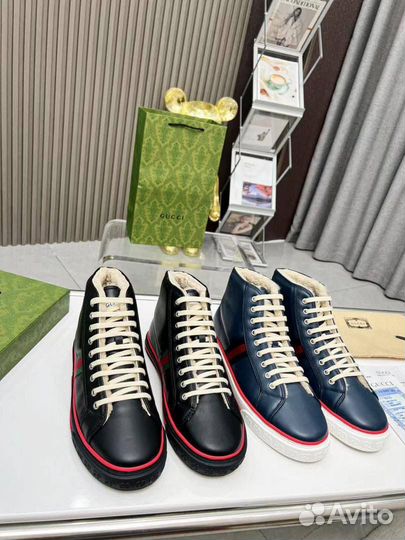 Кеды мужские зимние gucci