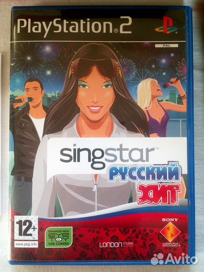 SingStar - микрофоны плюс игра для PlayStation 2
