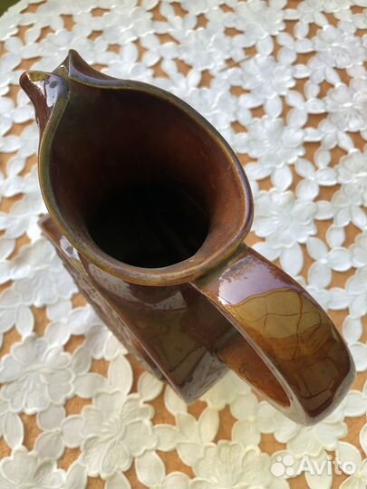 Кувшин керамический с крышкой