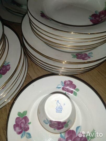 Сервиз столовый Дулево СССР 40 предметов