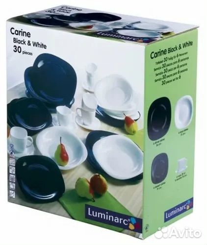 Сервиз столовый Luminarc Carine 30 предметов новый