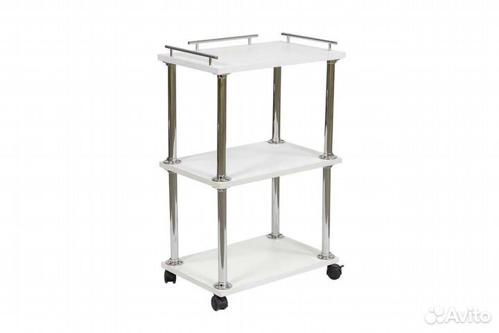 Педикюрная тележка с 2мя или 3мя ограничителями