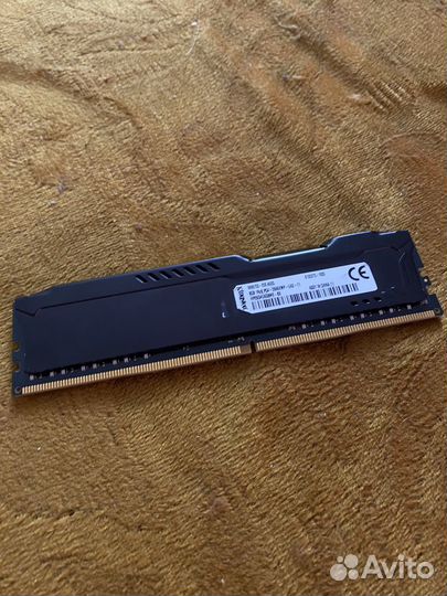 Оперативная память kingston hyperx fury ddr4 8gb