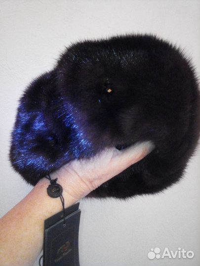 Берет норковый новый