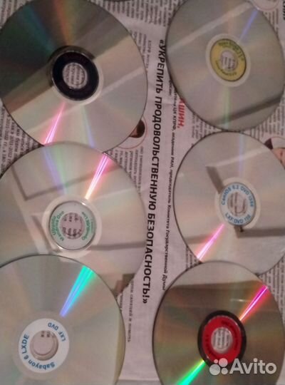 DVD диски журнал Хакер, диски с программами