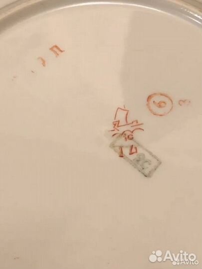 Розетки, з-д Пролетарий. Салатник, Дулево. СССР