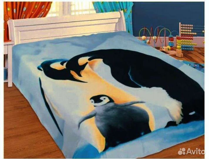 Плед флисовый(6 расцветок)