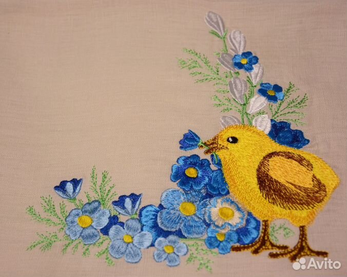 Скатерти, салфетки, полотенце машинная вышивка