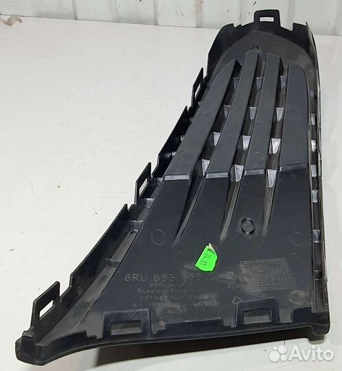 Накладка бампера левая VW Polo Sedan. Оригинал