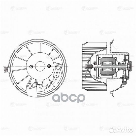 LFH0363 вентилятор отопителя УАЗ 3163 Патриот
