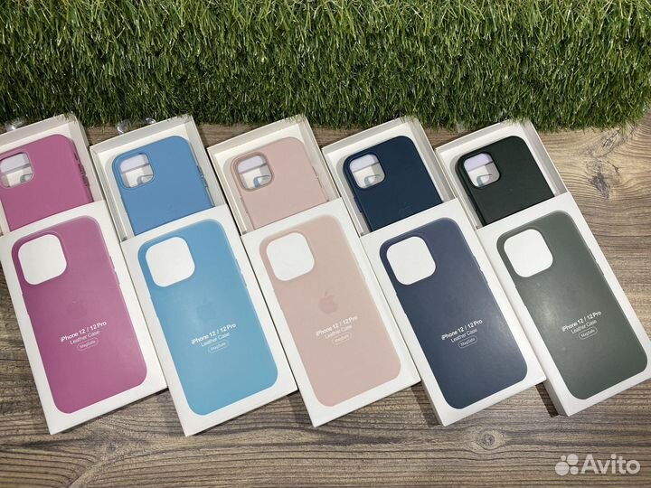 Чехол iPhone leather case magsafe