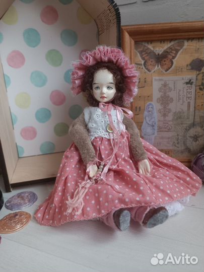 Кукла тедди-долл ручной работы