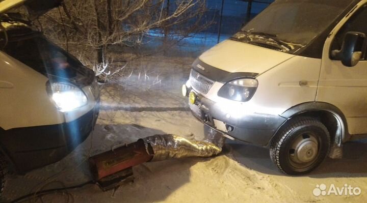 Отогрев авто