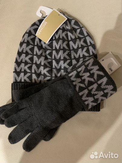 Комплект шапка и перчатки michael cors оригинал