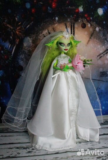Грета Гремлин Кукла Монстер Хай Monster High ooak
