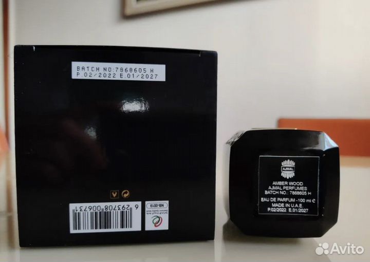 Духи Ajmal Amber Wood 100ml Оригинал