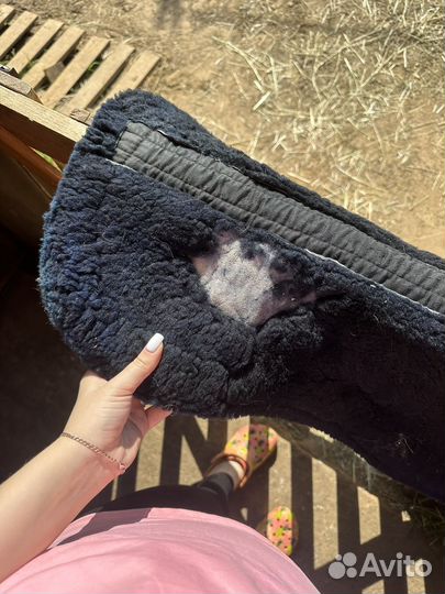 Уздечка (оголовье) euroriding, меховушка под седло