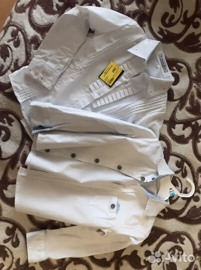 Рубашка на мальчика 2 шт 98см