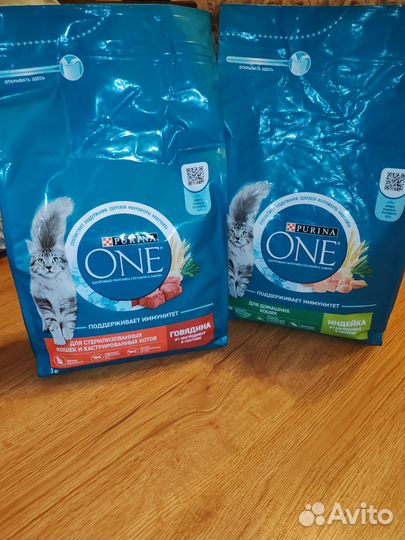 Purina One корм, 3 кг