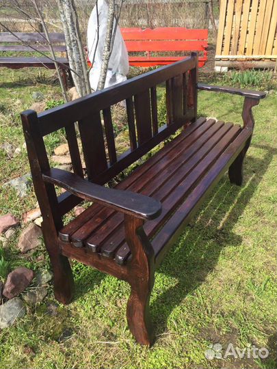 Скамейка с подлокотником «Диван-диваныч»