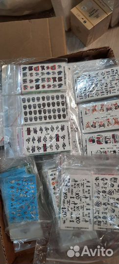 Слайдеры для ногтей, наклейки