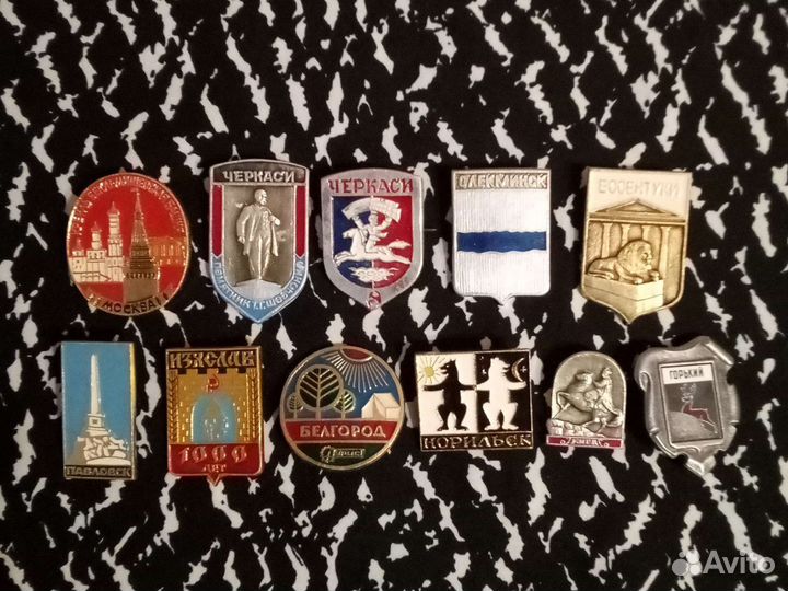 Значки города