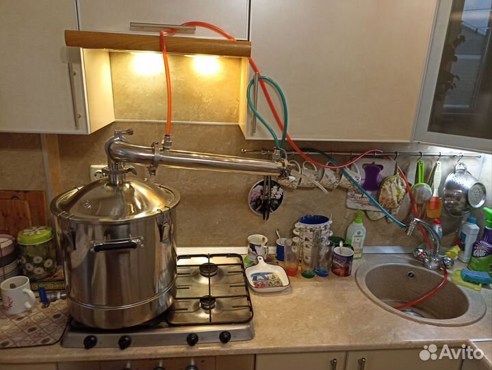 Самогонный аппарат колонна 2 дюйма, бак 30 л