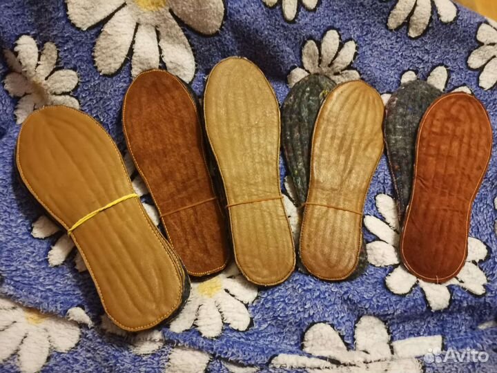 Стельки из натуральной кожи