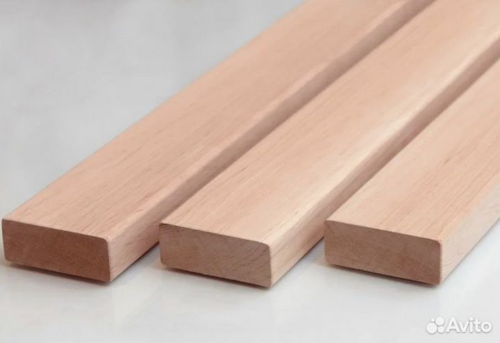 Полок осина 30х90х1000 мм сорт 2 (B)