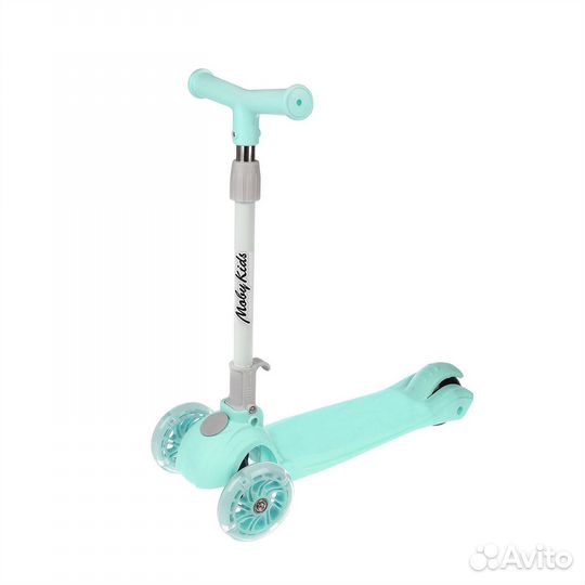 Самокат 3 колесный MobyKids 641391, складной