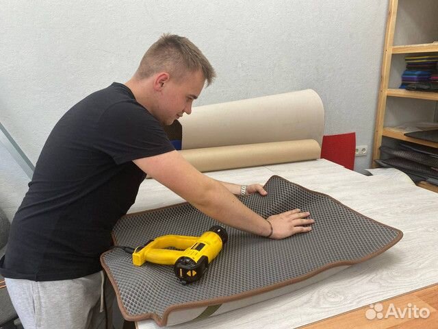 Ева / Эва /Eva коврик в багажник в авто