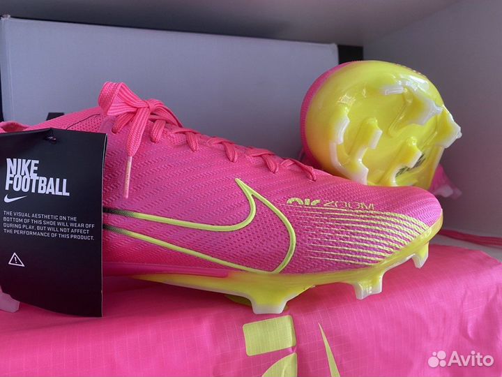 Футбольные бутсы Nike Mercurial Air Zoom Pink