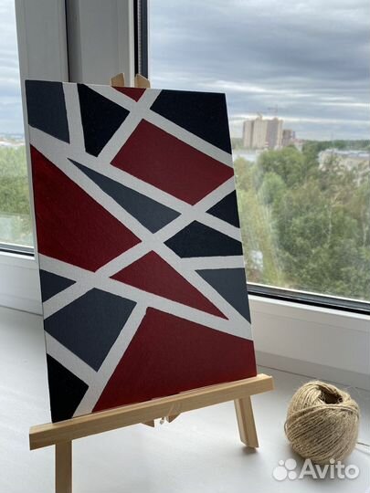 Картина интерьерная «Абстракция», акрил, 30х40