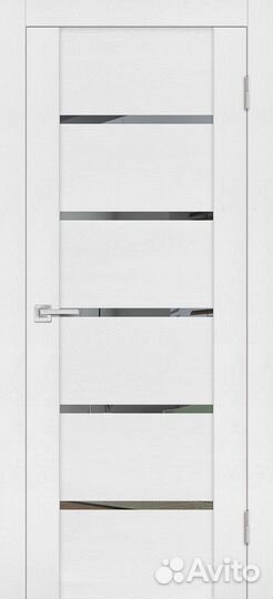 Дверь межкомнатная PST-7 soft-touch, белый ясень